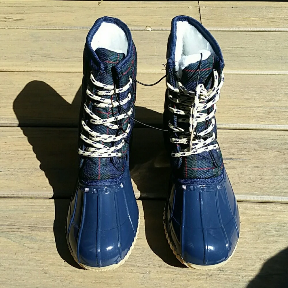 NWOB - Sociology Plaid Quilted Duck Boots